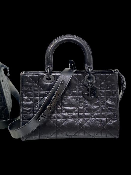 Dior Lady D-Sire – Oil Wax Leather Series (Black)